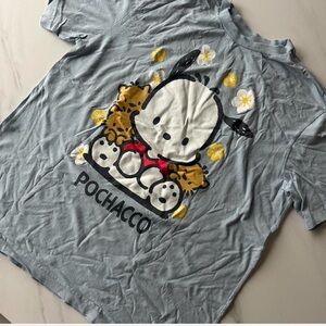 Sanrio Pochacco Gray Short Sleeve Tee